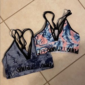 VS Pink sport bras
